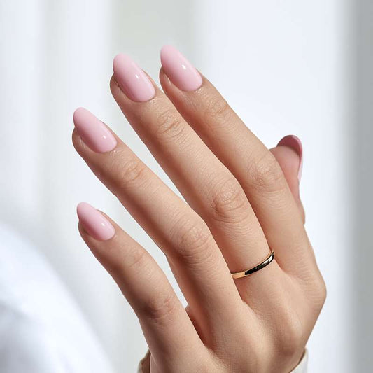 Rose Quartz Press On Nails