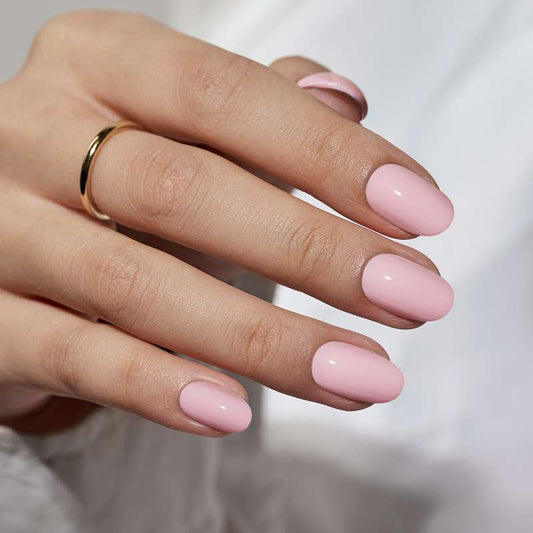 Rose Quartz Press On Nails